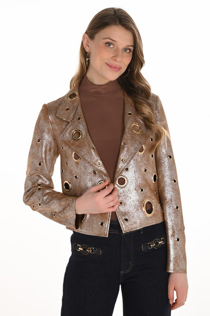 Frank Lyman Jacket 254997 Cognac/Gold