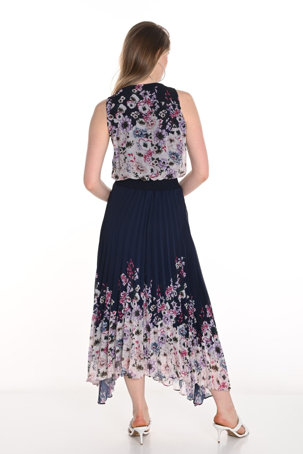 Frank Lyman Dress 256712U Blue/Blush