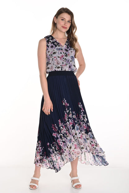 Frank Lyman Dress 256712U Blue/Blush