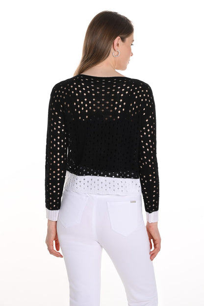 Frank Lyman Top 256745u negro/blanco