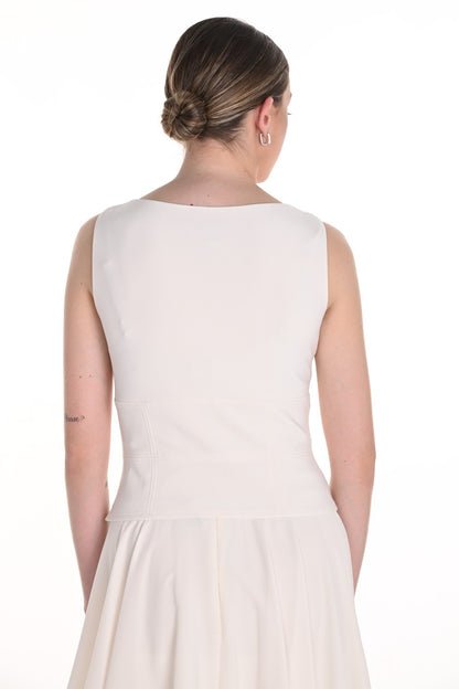 Frank Lyman Top 258008 Vanilla