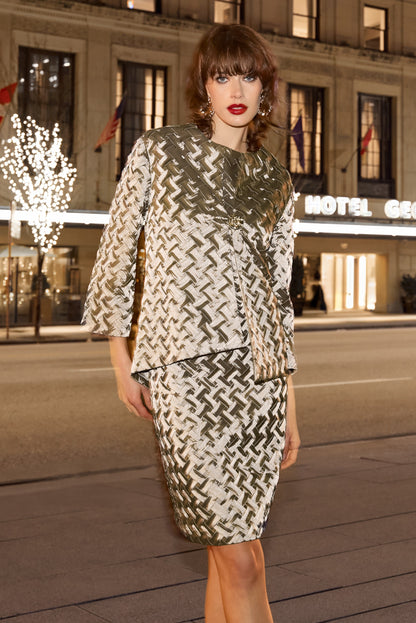Frank Lyman Dress 259724 Antique Gold