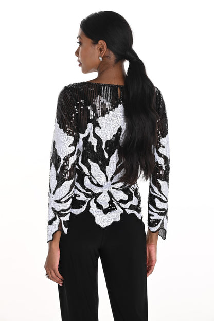 Lyman Top 259728 Black/White