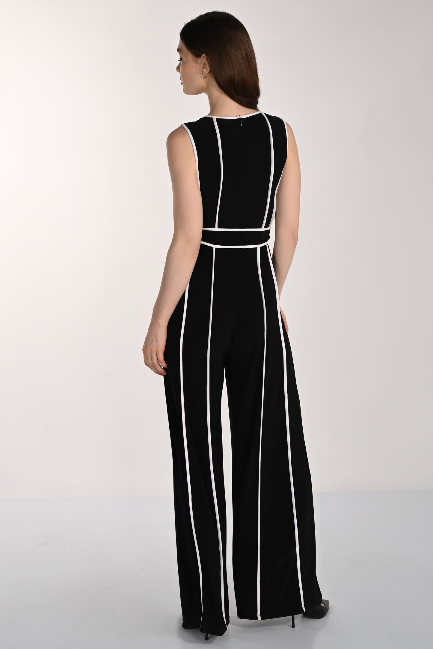 Frank Lyman Jumpsuit 261005 Black/Off-White