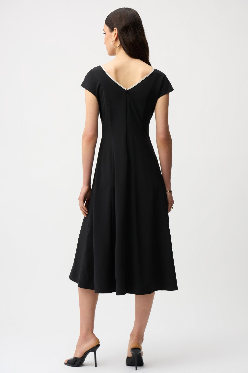 Josph Ribkoff Dress 261051 Black/Moonstone