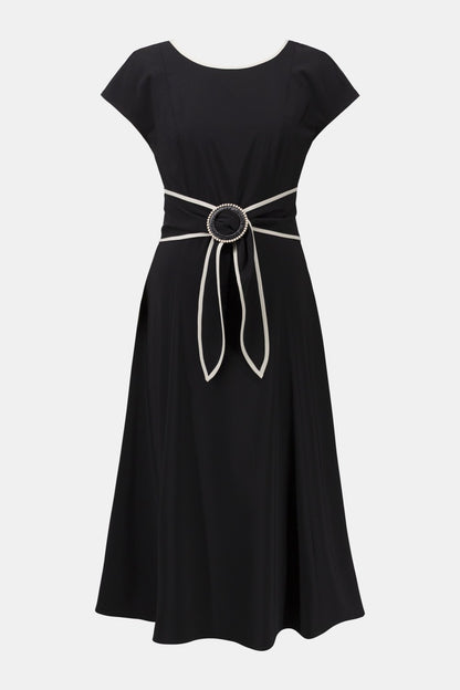 Josph Ribkoff Dress 261051 Black/Moonstone