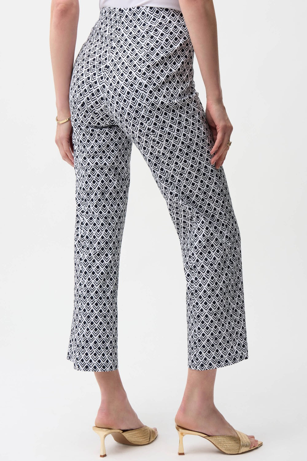 Joseph Ribkoff Pant 261083 Vanilla/Midnight Blue