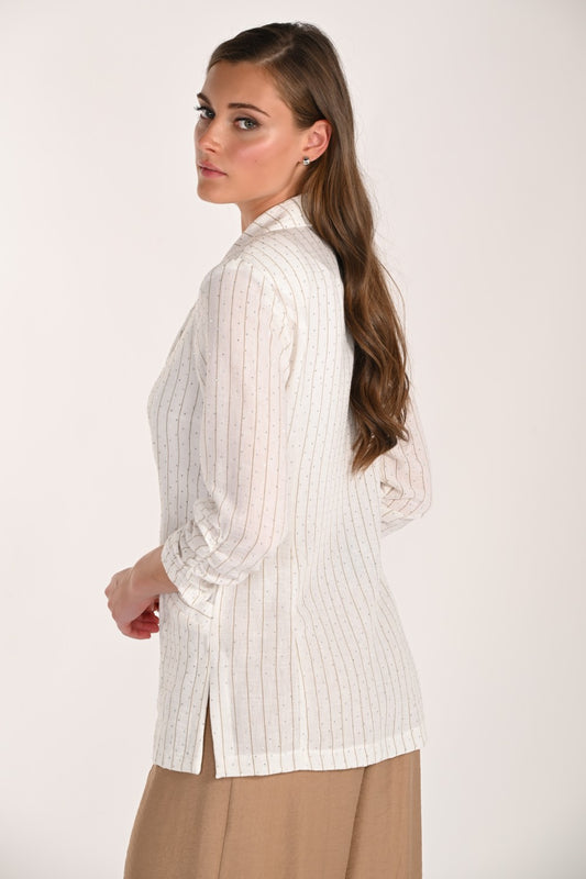 Frank Lyman Jacket 261100 Off White/Toupe