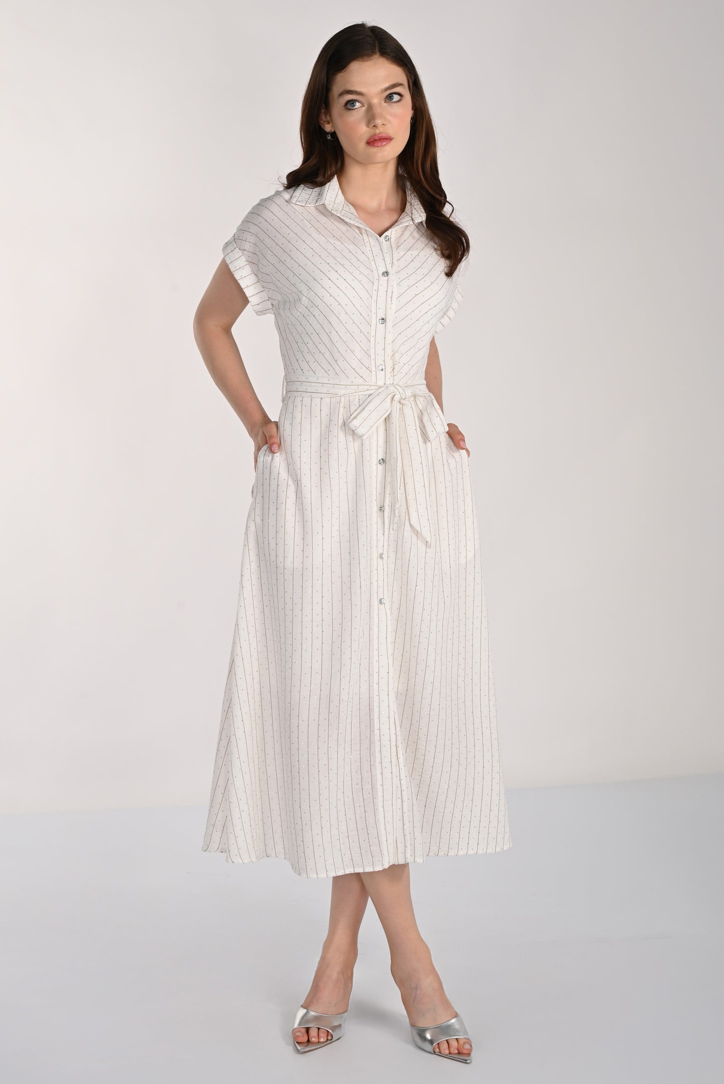 Frank Lyman 261102 Off-White/Taupe