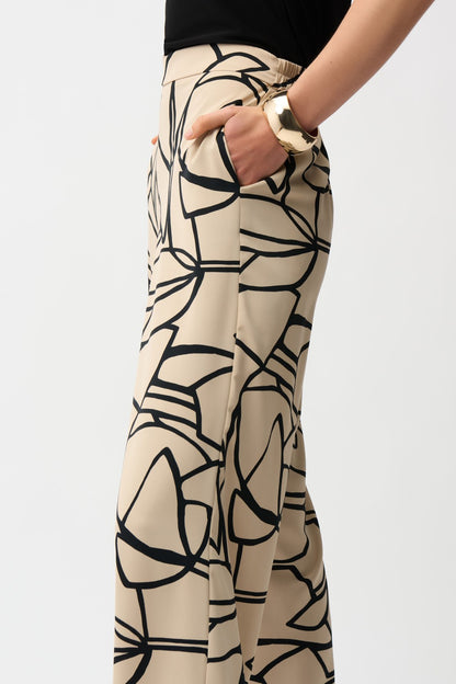 Joseph Ribkoff Pant 261126 Beige/Black
