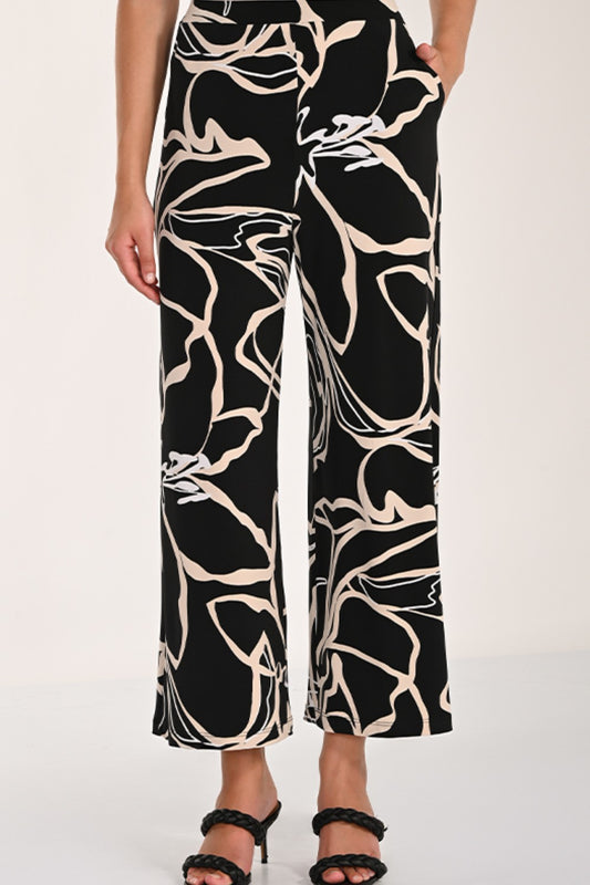 Pantalon Frank Lyman 261225 Noir/Beige