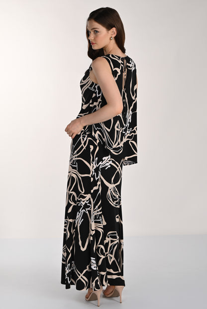 Frank Lyman Dress 261227 Black/Beige