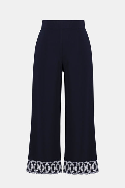 Joseph Ribkoff Pant 261246 Midnight Blue/Vanilla