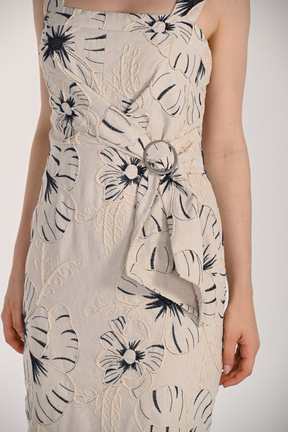 Frank Lyman Dress 261246 Sand/Navy