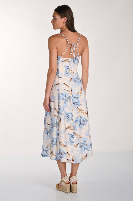 Frank Lyman Dress 261285 Porcelain/Blue