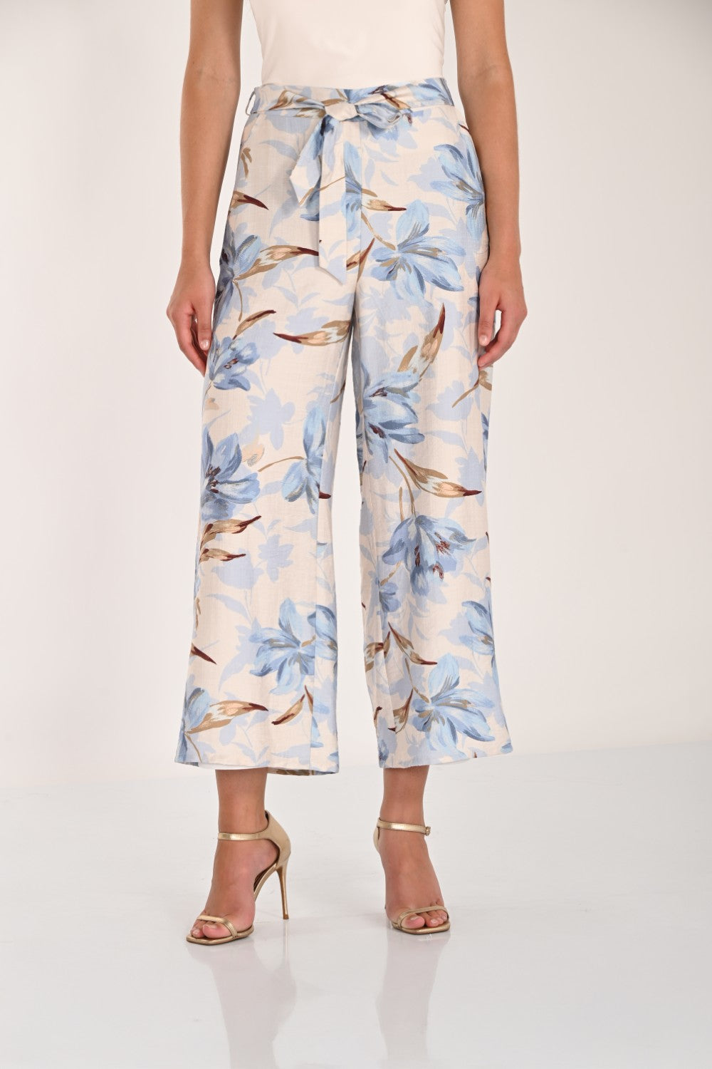 Frank Lyman Pant 261286 Porcelain/Blue