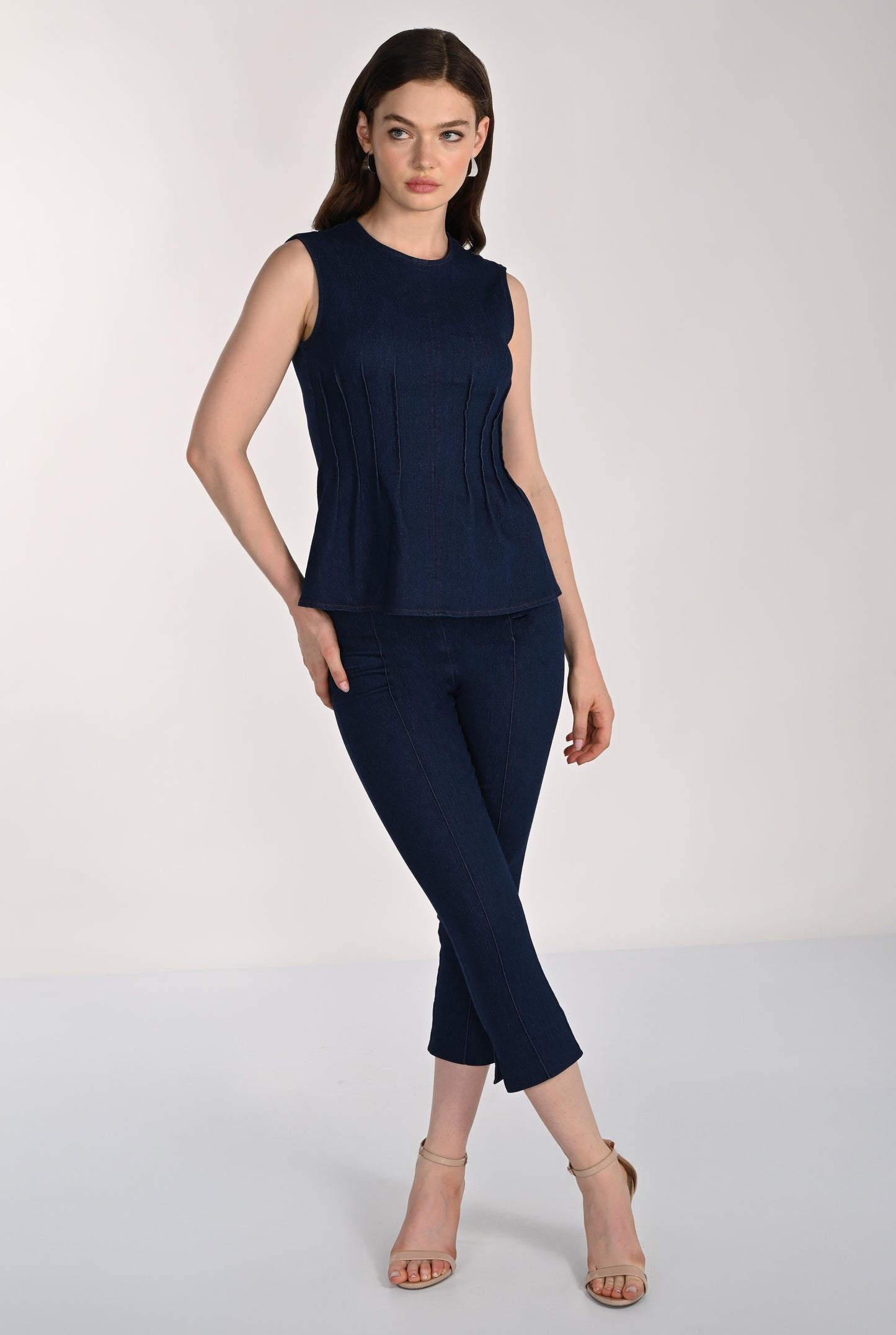 Frank Lyman Denim Pant 261301 Dark Blue