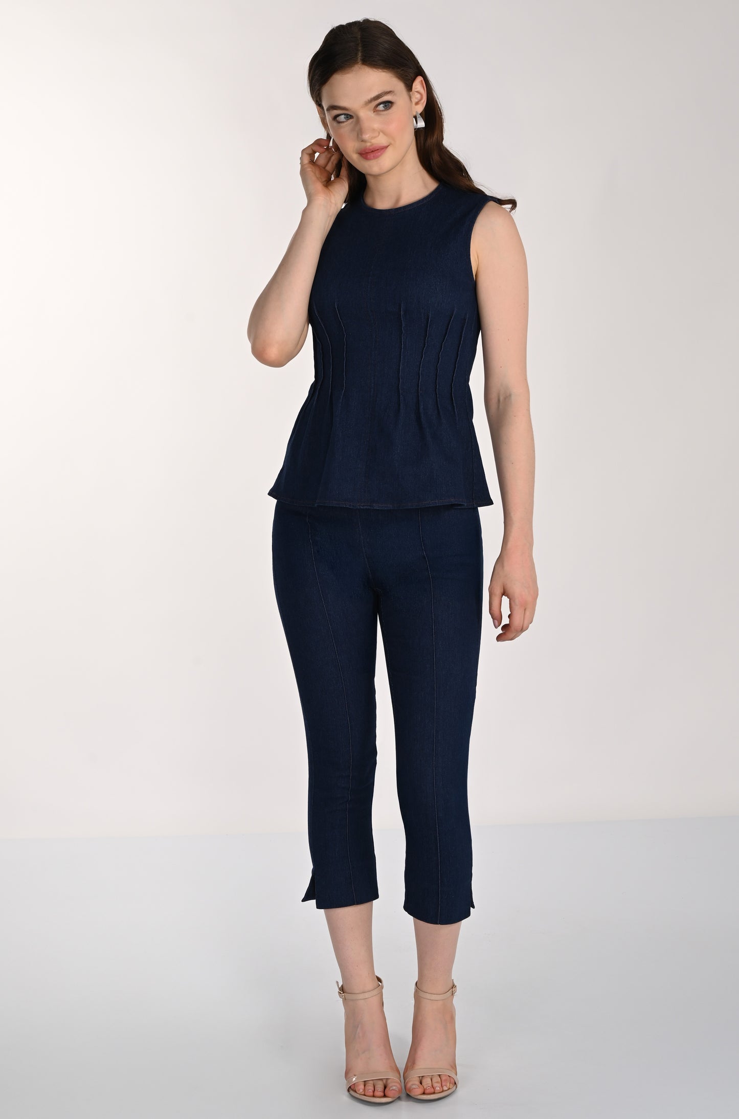Frank Lyman Denim Pant 261301 Dark Blue