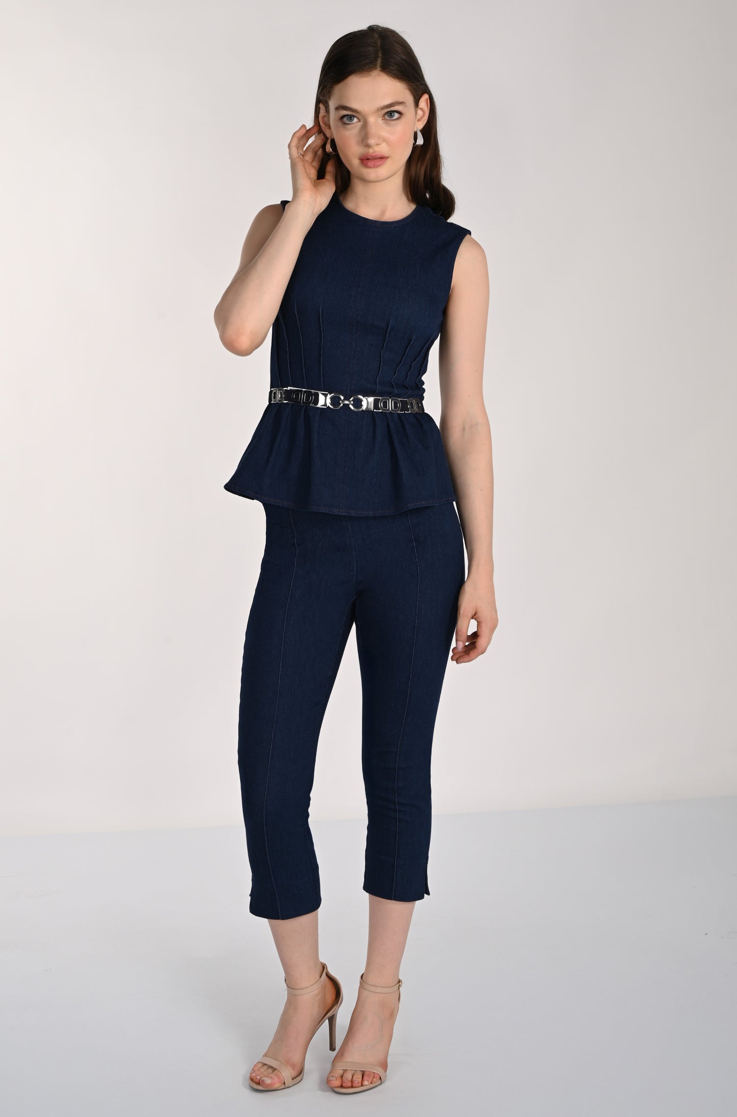 Frank Lyman Denim Pant 261301 Dark Blue