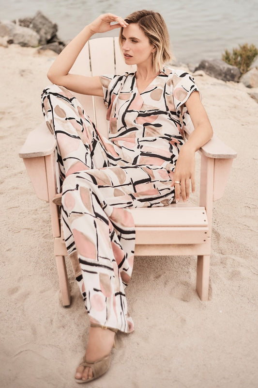 Joseph Ribkoff Top 261308 Vanille/Mehrfarbig