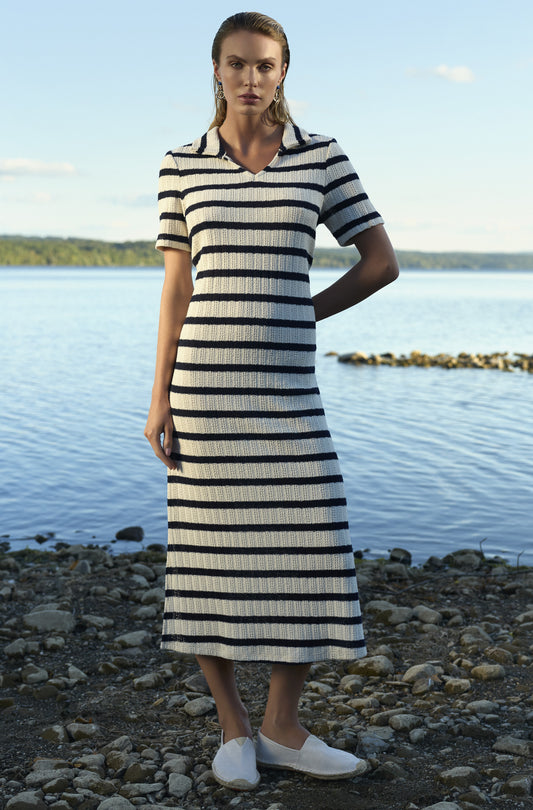 Frank Lyman Dress 261349 Natural/Navy