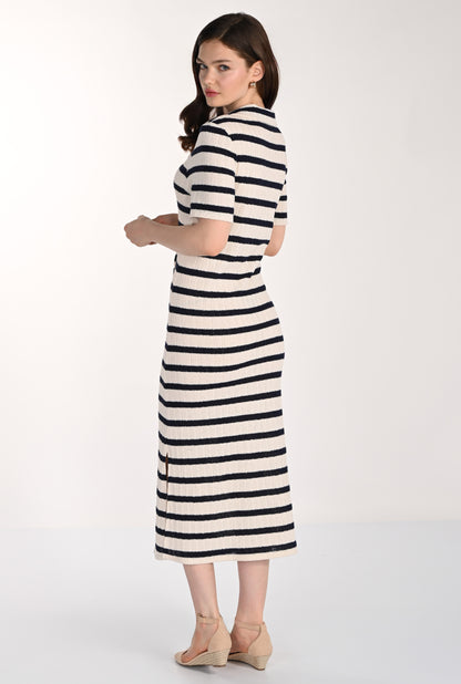 Frank Lyman Dress 261349 Natural/Navy