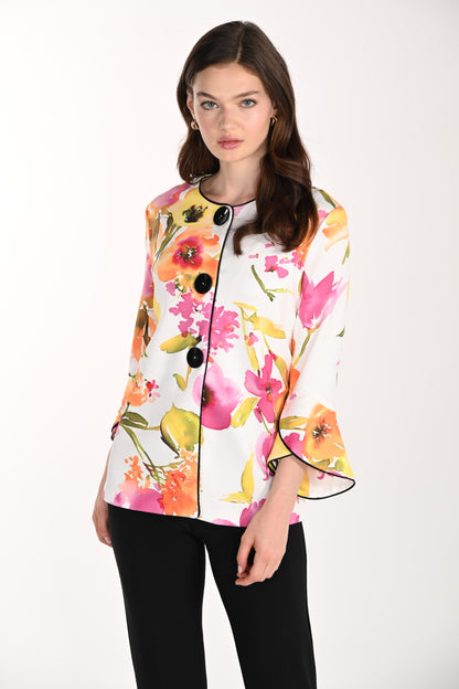 Frank Lyman Jacket 261357 Off-White/Pink