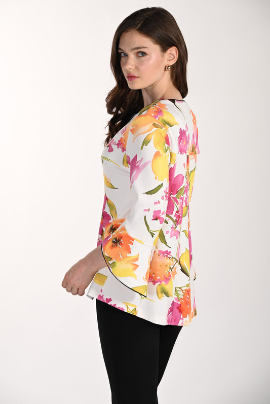 Frank Lyman Jacket 261357 Off-White/Pink