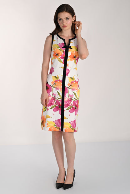 Frank Lyman Dress 261358 Off White/Pink
