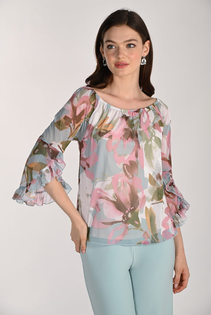 Frank Lyman Top 261361 Seafoam/Pink