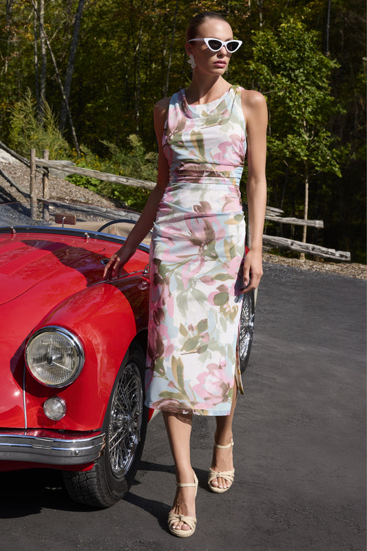 Frank Lyman Dress 261362 Seafoam/Pink