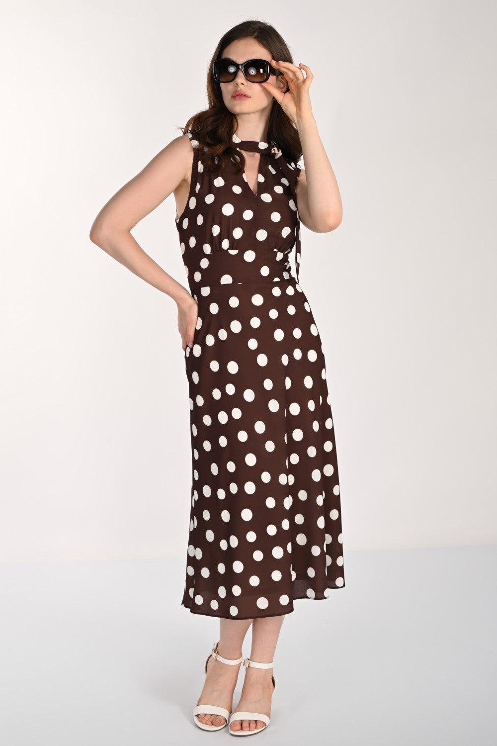 Frank Lyman Dress 261380 Coconut/Off White