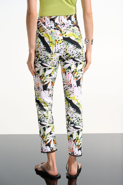 Joseph Ribkoff Pant 261603 Vanilla/Multi