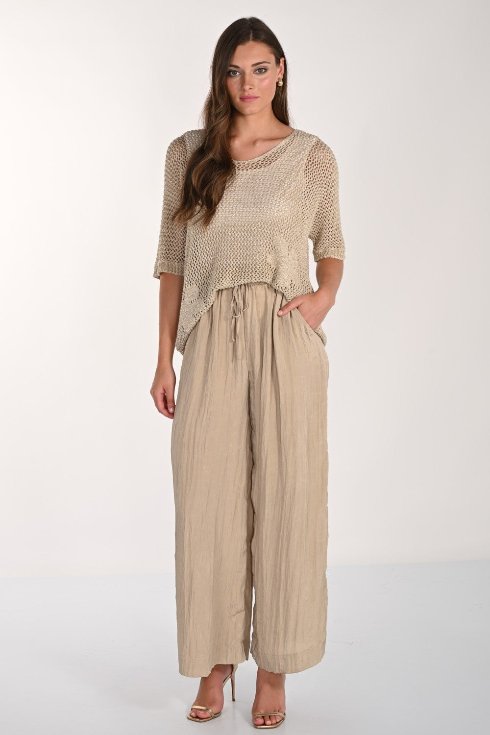 Frank Lyman Pant 261607 Gold