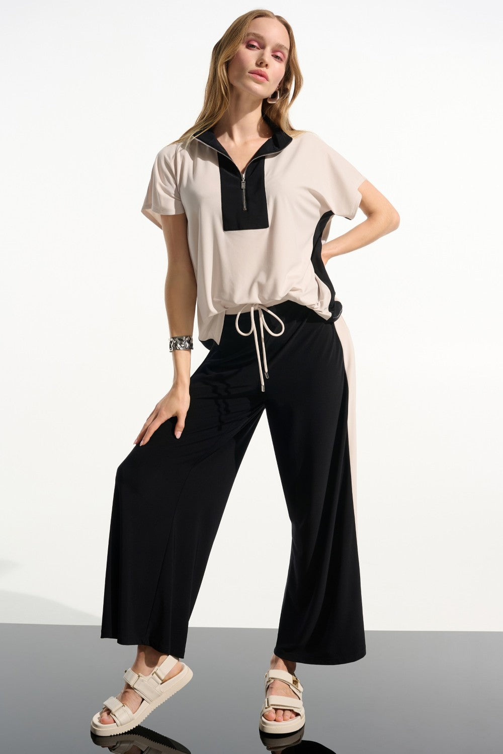 Jospeh Ribkoff Top 261611 Moonstone/Black