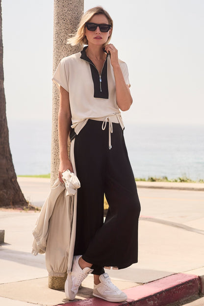 Joseph Ribkoff Hose 261612 Schwarz/Mondstein