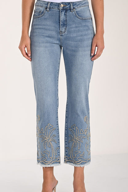 Frank Lyman Denim Pant 261621 Blue