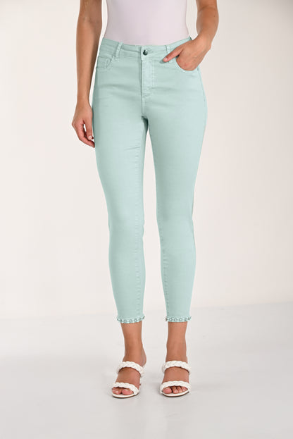 Frank Lyamn Denim Pant 261661 Mint