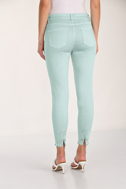 Frank Lyamn Denim Pant 261661 Mint