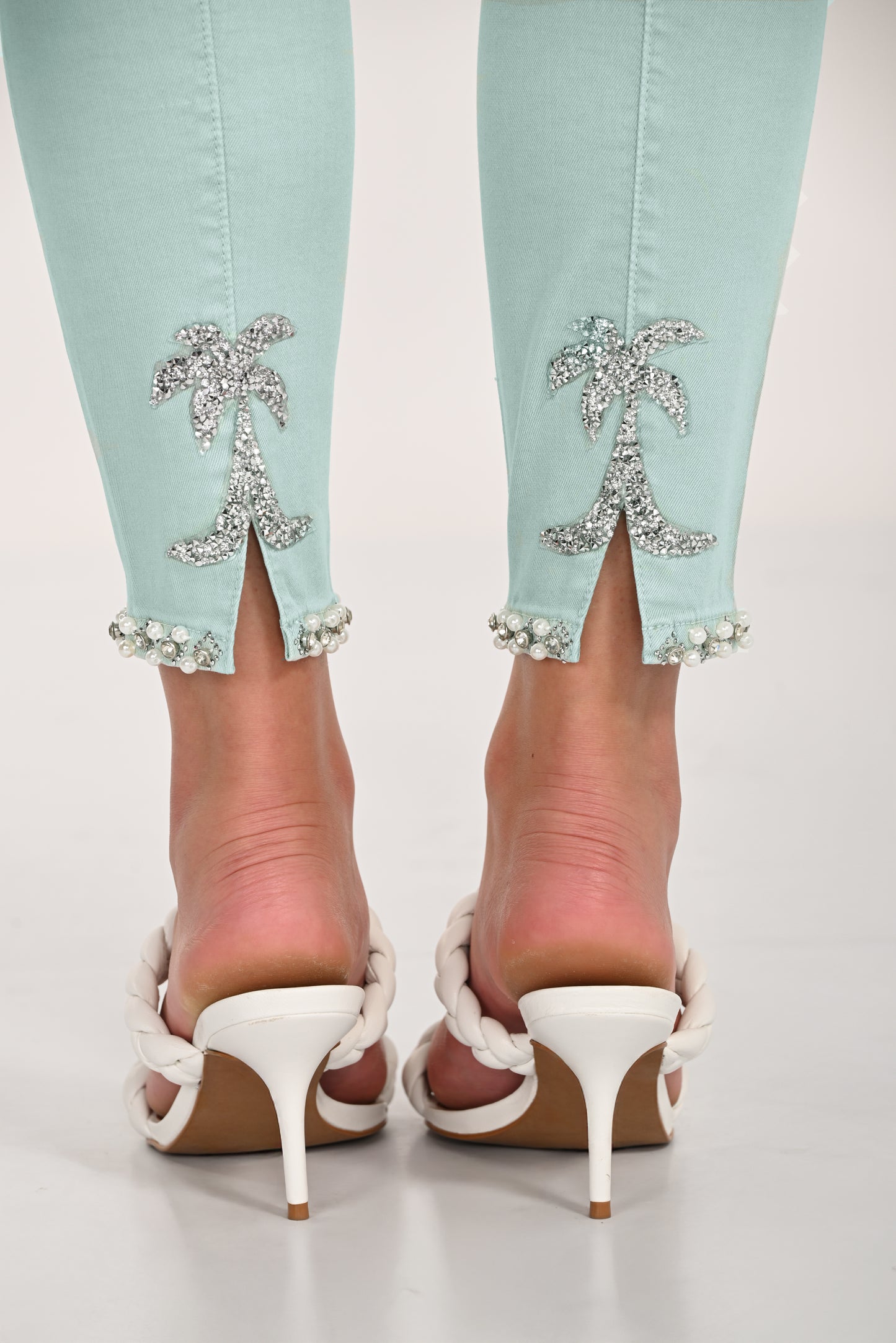 Frank Lyamn Denim Pant 261661 Mint