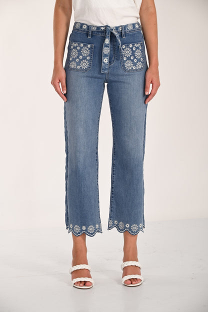 Frank Lyman Denim Pant 261666 Blue