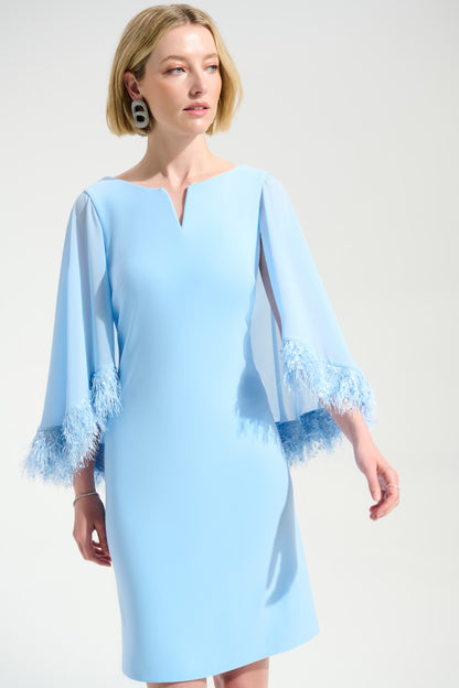 Joseph Ribkoff Dress 261715-SB Sky Blue