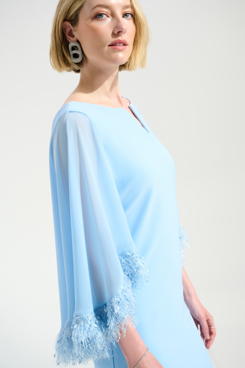 Joseph Ribkoff Dress 261715-SB Sky Blue