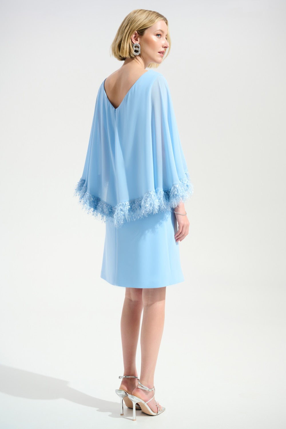 Joseph Ribkoff Dress 261715-SB Sky Blue Belle Mia Boutique Joseph Ribkoff Dress 261715-SB Sky Blue Belle Mia Boutique