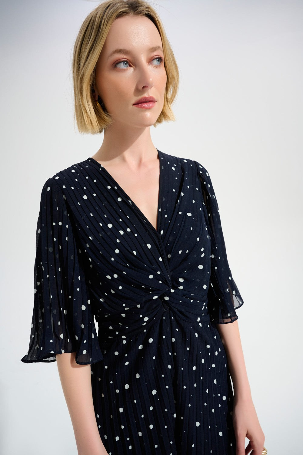 Joseph Ribkoff Jumpsuit 261756 Midnight Blue/Vanilla