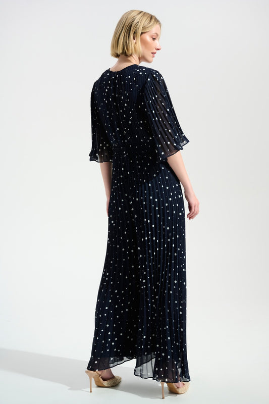 Joseph Ribkoff Jumpsuit 261756 Midnight Blue/Vanilla