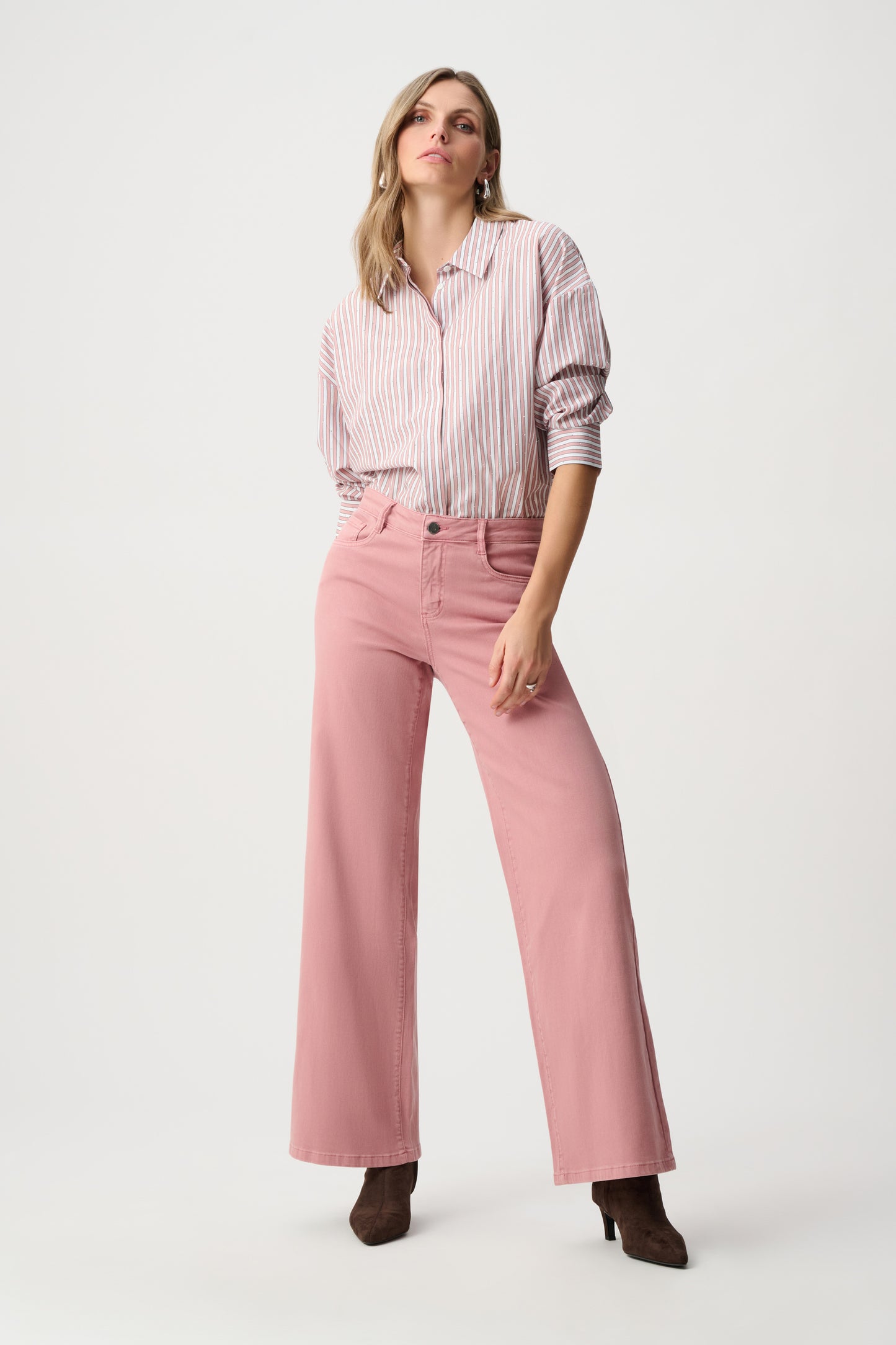 Joseph Ribkoff Blouse 261931F26 Pink/Vanilla