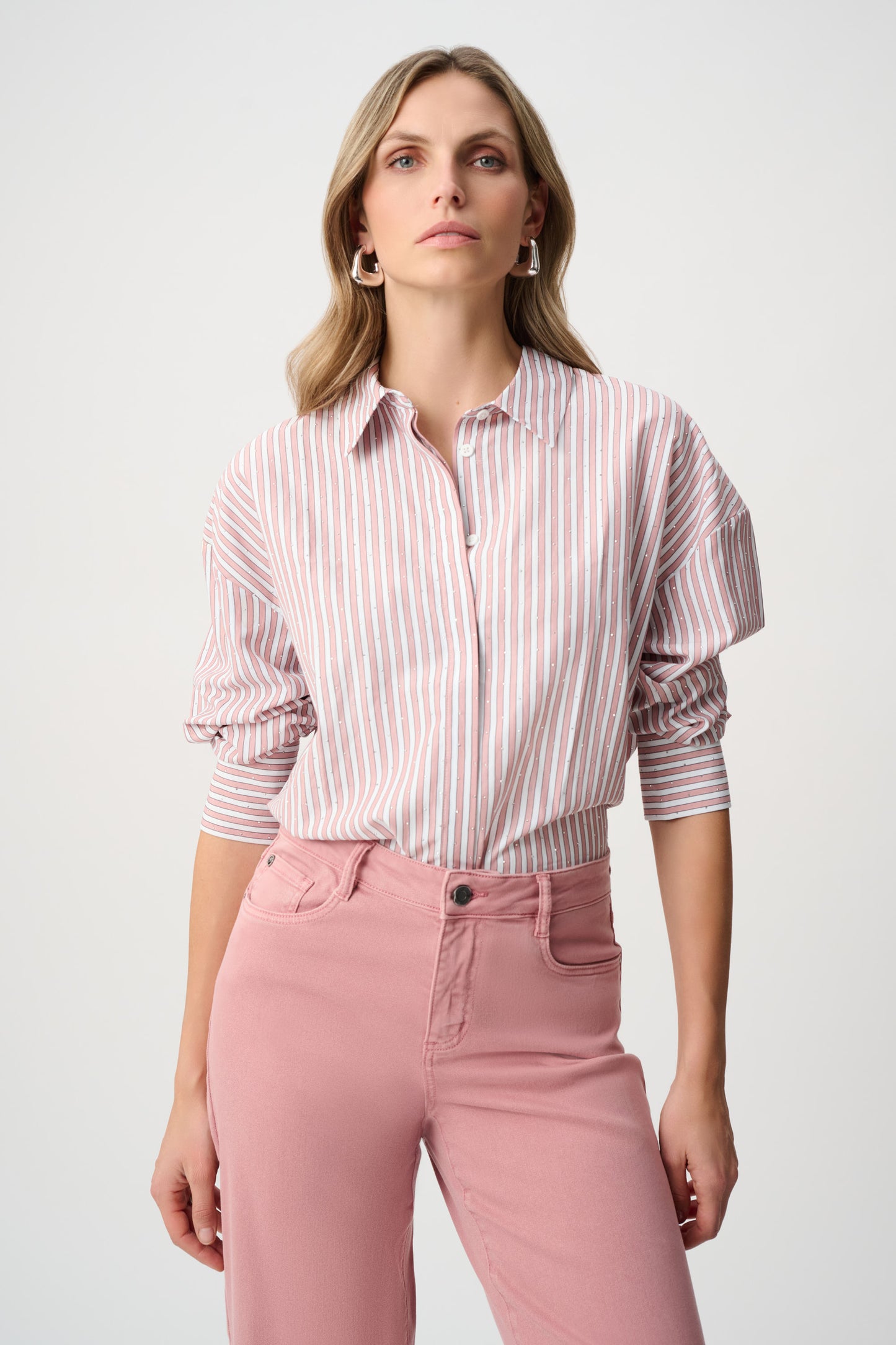 Joseph Ribkoff Blouse 261931F26 Pink/Vanilla