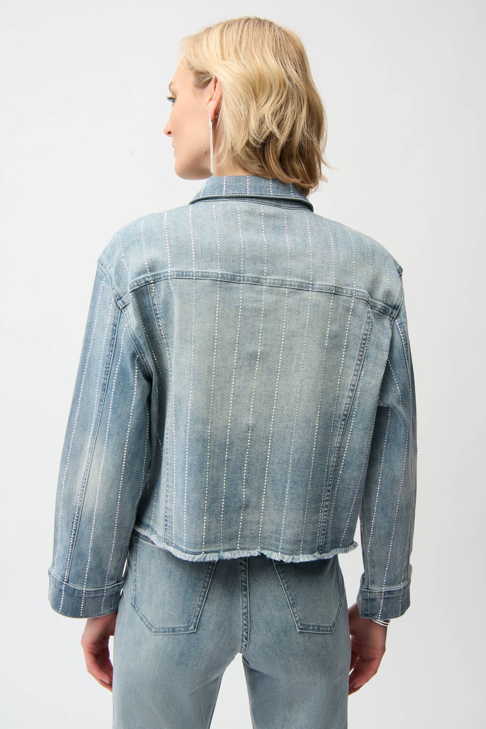 Joseph Ribkoff Jacket 261958 Light Blue Denim