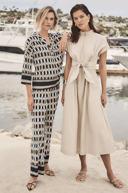 Joseph Ribkoff Top 261057 Midnight Blue/Multi